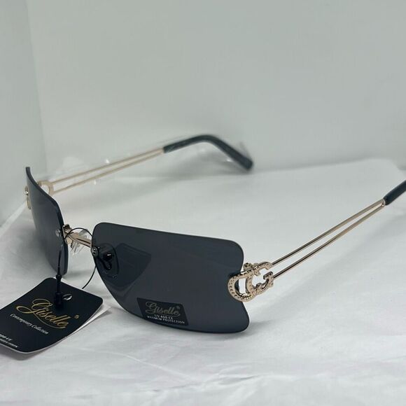 Giselle Rimless Sunglasses – Elegant Contemporary Collection UV400 Protection - Picture 1 of 3
